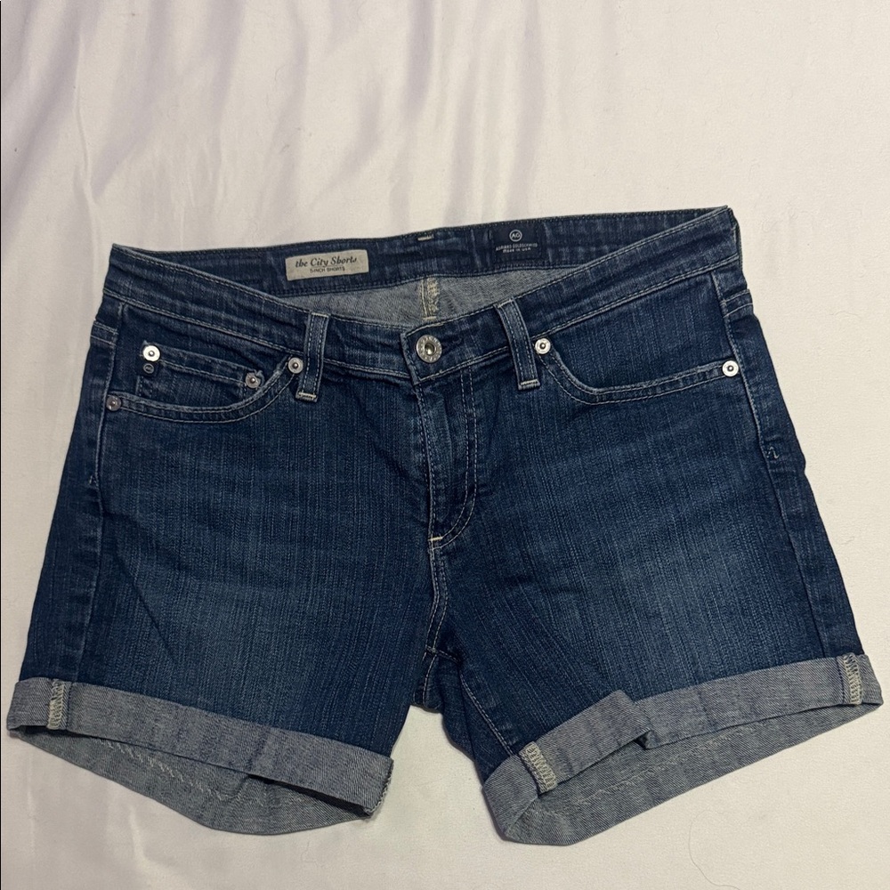 AG Adriano Goldschmied Blue Jean Shorts